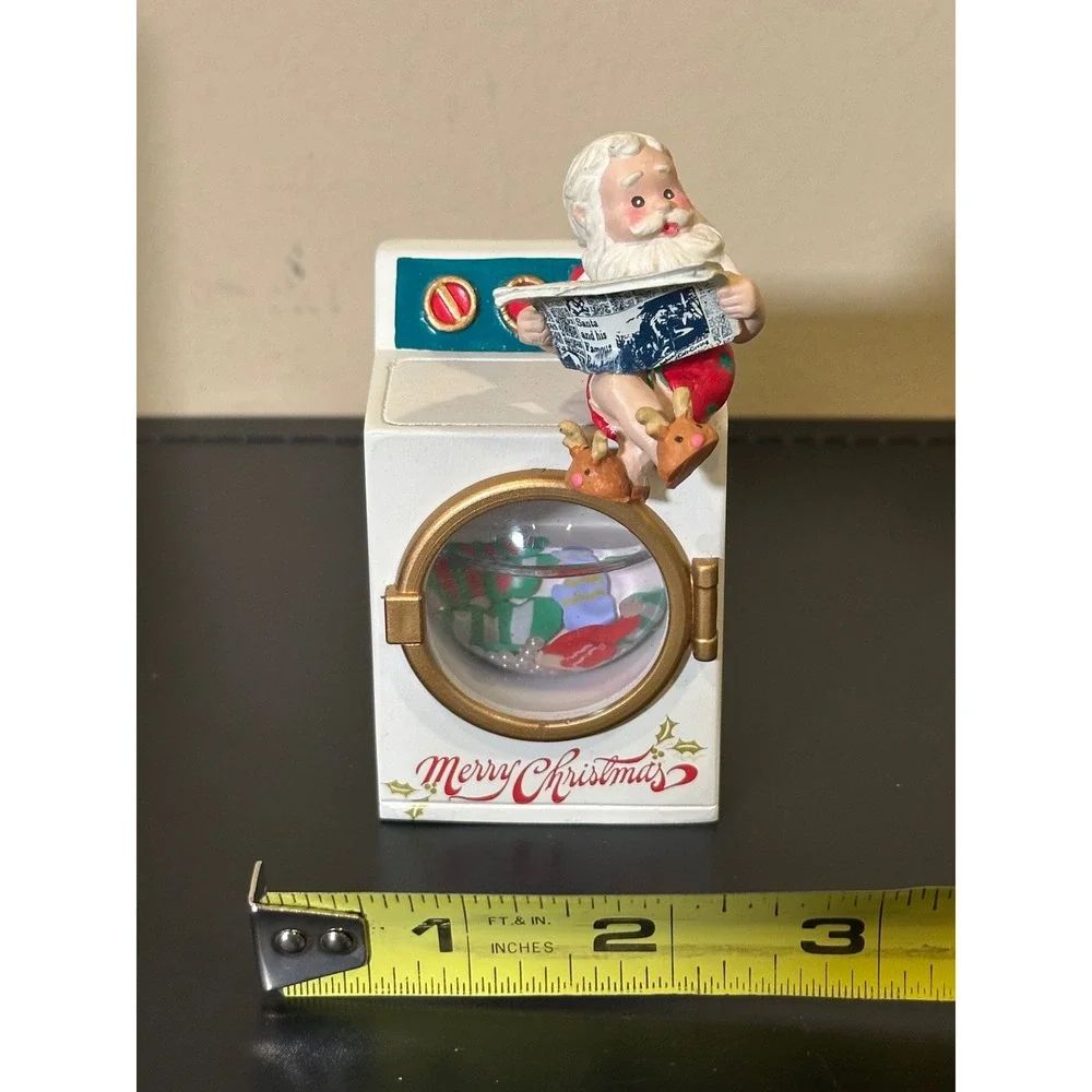 House of Lloyd Christmas Around the World Sudsy Santa Ornament Vintage 1995